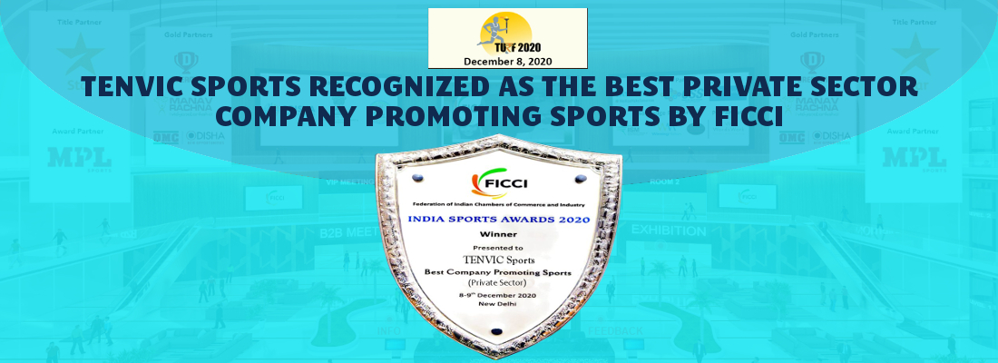 FICCI India Sport Awards - TENVIC Sports the Best Company Promoting Sports (Pvt Sector)
