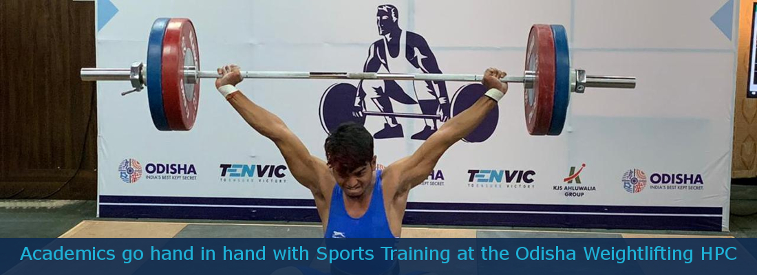 Academics go hand in hand with Sports Training at the Odisha Weightlifting HPC
